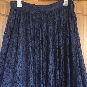 Navy Lace Prom 2 Piece.